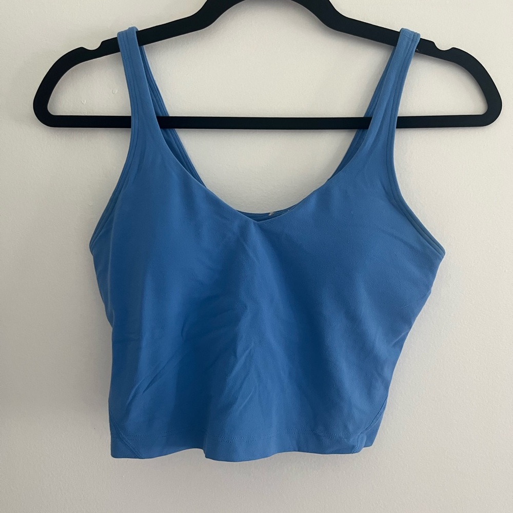 Lululemon Align Blue Cropped Tank Top